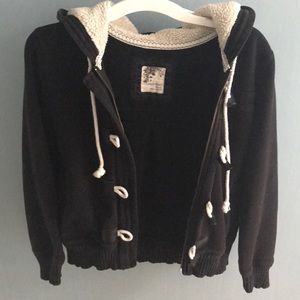 OLD NAVY toggle zip-up hoodie.